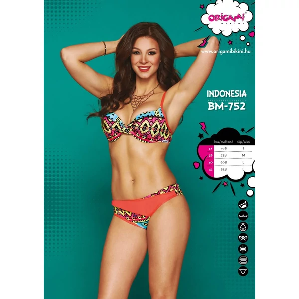 Origami Indonesia push up bikini