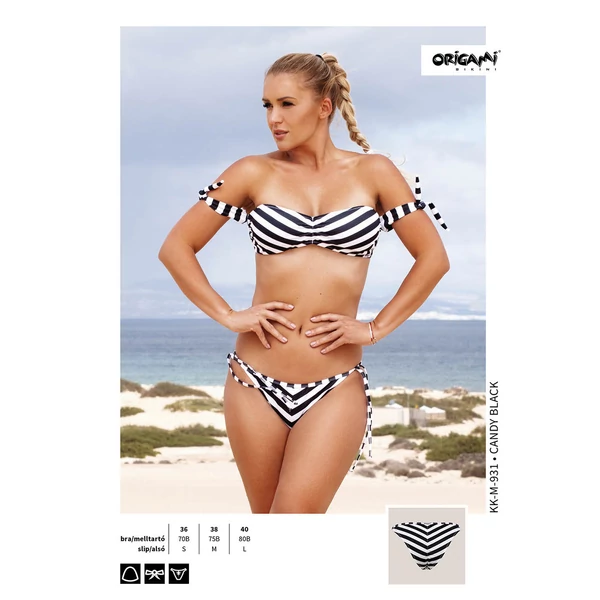 Origami Bikini 19 Candy Black KK-M-931