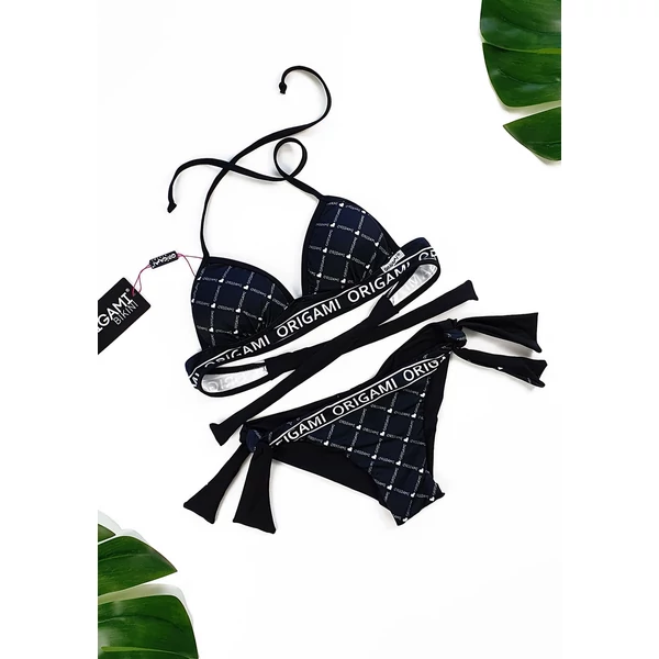 Origami Bikini 21 Savannah Black háromszög bikini