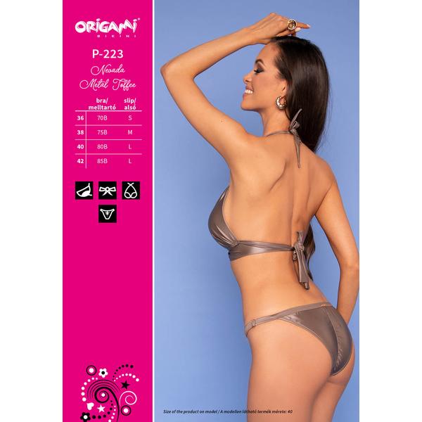 Origami Bikini 22 Nevada Metal Toffee push up háromszög