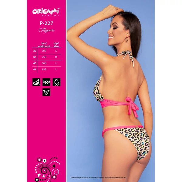 Origami Bikini 22 Missouri push up háromszög