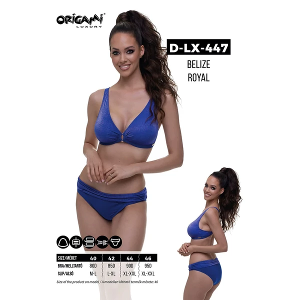Origami Bikini 24 Belize Royal nagy háromszög
