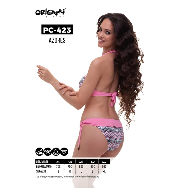 Origami Bikini 24 Azores push up háromszög