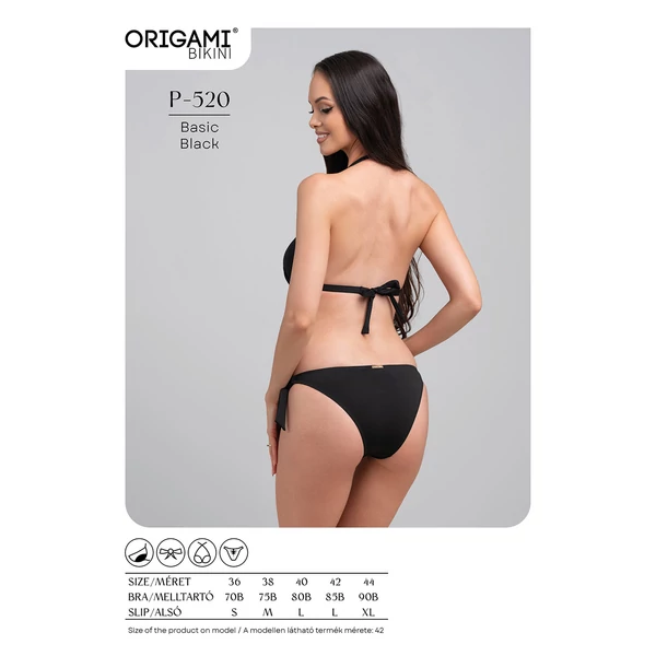 Origami Bikini 25 Basic Black háromszög