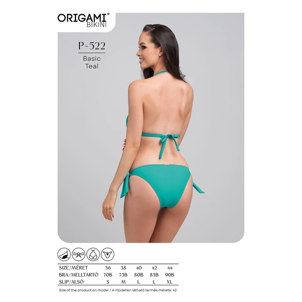 Origami Bikini 25 Basic Teal háromszög