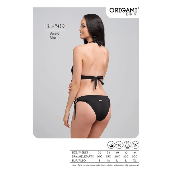 Origami Bikini 24 Basic Black push up háromszög