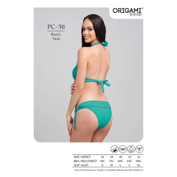 Origami Bikini 24 Basic Teal push up háromszög