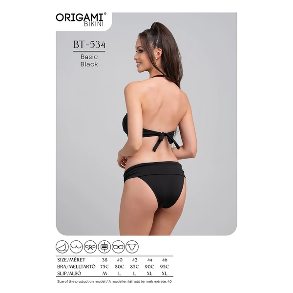 Origami Bikini 25 Basic Black Bandeau