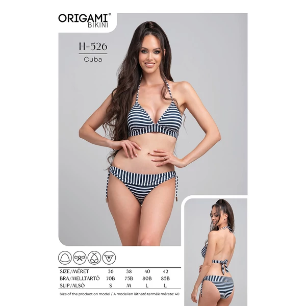 Origami Bikini 25 Cuba háromszög bikini