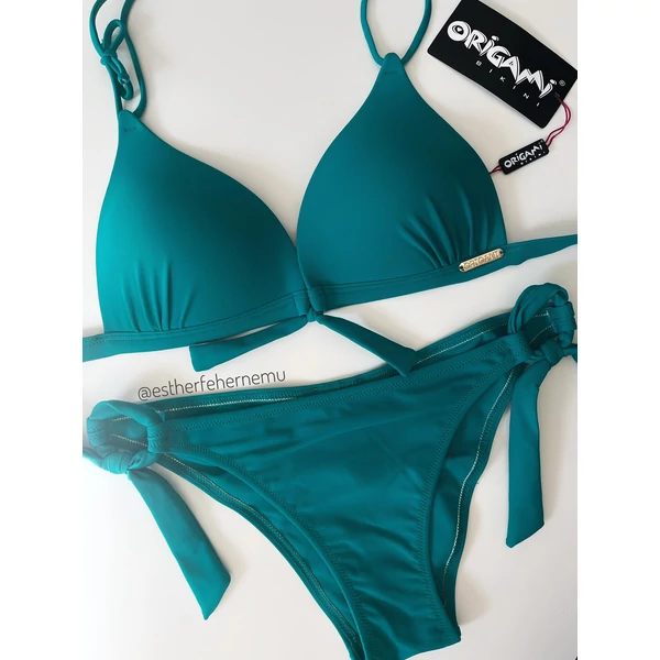 Origami Bikini 25 Basic Teal háromszög