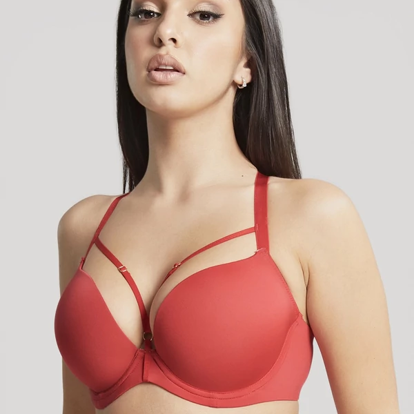 Panache Faith Amour mélykivágású melltartó - Scarlet
