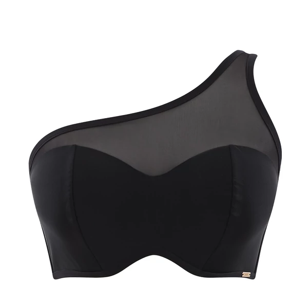 Panache Onyx félvállas bikinifelső