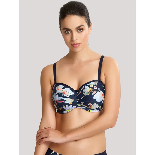 Panache Florentine bandeau bikinifelső - Navy Floral