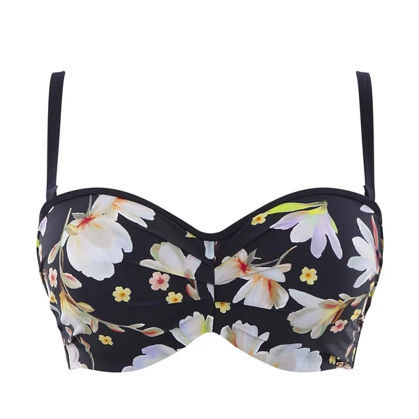 Panache Florentine bandeau bikinifelső - Navy Floral