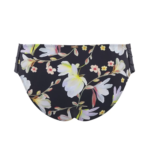 Panache Florentine ráncolt oldalú bikinialsó - Navy Floral