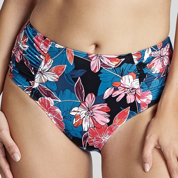 Panache Anya Riva Midi bikinialsó - Kék virágos