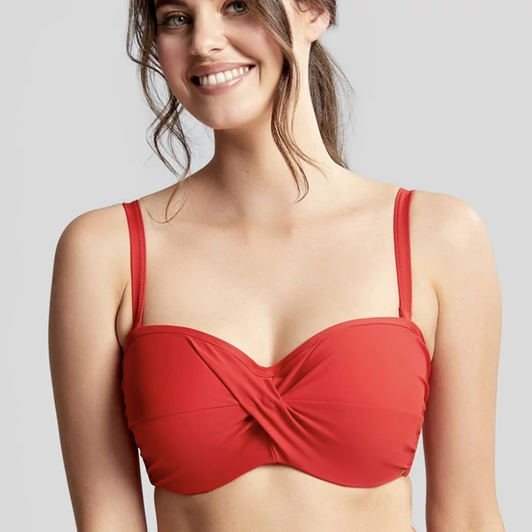 Panache Anya Riva bandeau bikinifelső - Tűzpiros