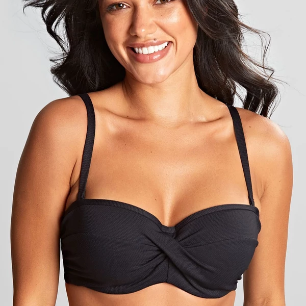 Panache Spirit Ella Bandeau bikinifelső - fekete