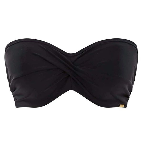 Panache Anya Riva bandeau bikinifelső - fekete