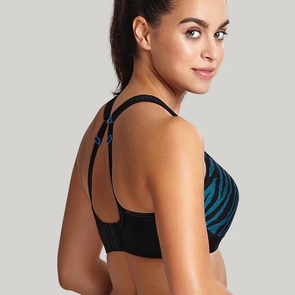 Panache sportmelltartó 7341 merevítő nélküli - Zebra Print