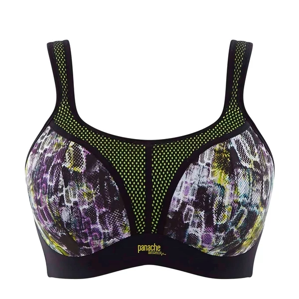 Panache sportmelltartó 7341 merevítő nélküli - Neon Reptile