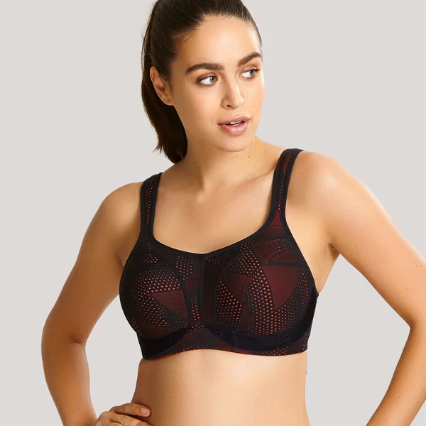 Panache Power sportmelltartó - Black/Coral