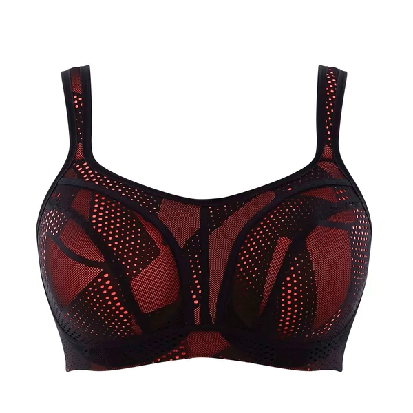 Panache Power sportmelltartó - Black/Coral
