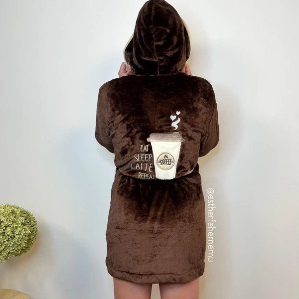 Norielle wellsoft köntös - Latte - Barna