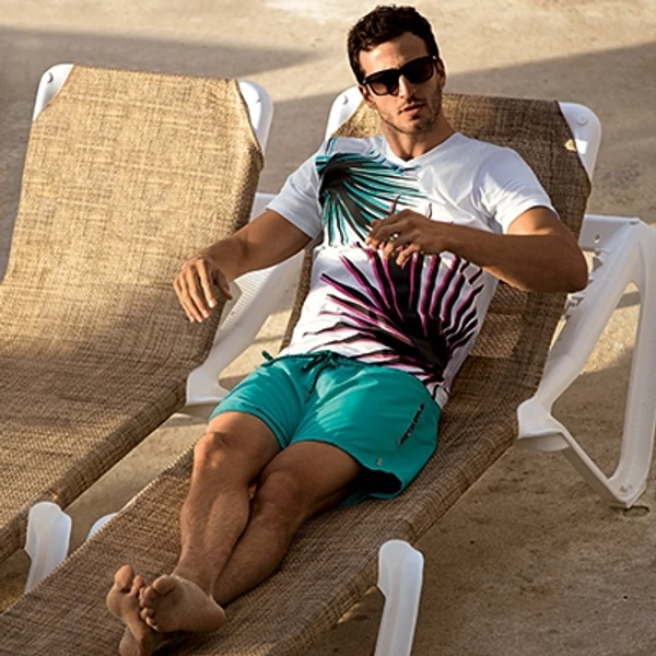 Sloggi Swim Black Voyage Boxer - zöld