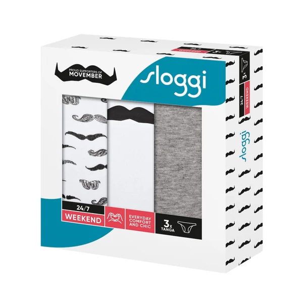 Sloggi 24/7 Weekend Tanga C3P - Movember