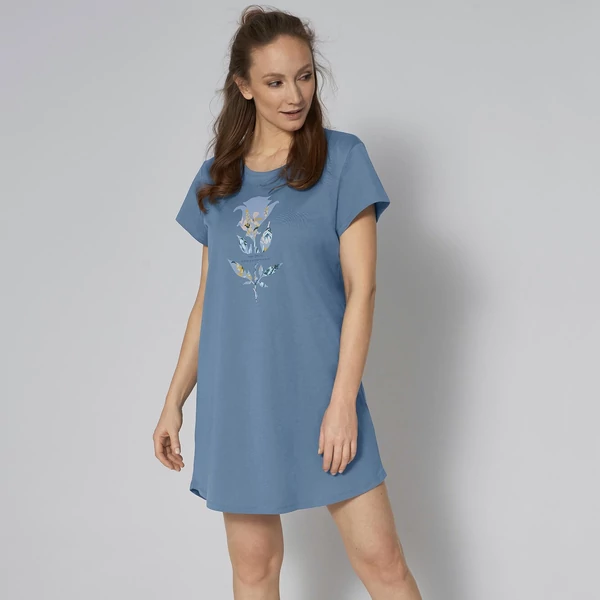 Triumph hálóing Nightdresses NDK 01 - "Rose" kék