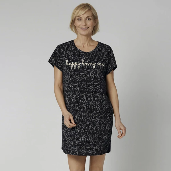 Triumph hálóing Nightdresses NDK - fekete pöttyös 