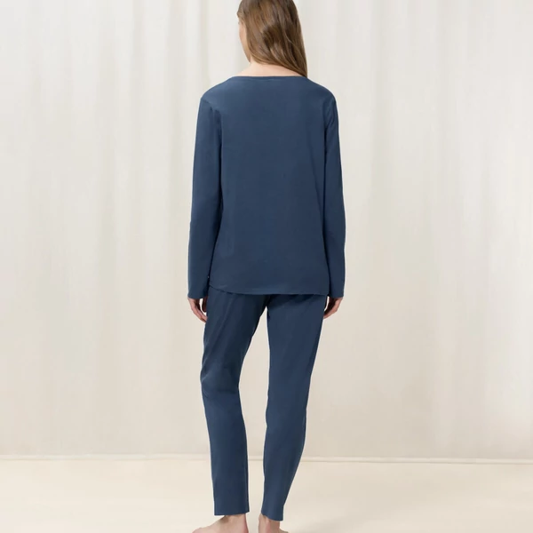 Triumph pizsama Sets PK 02 LSL - Smokey Blue
