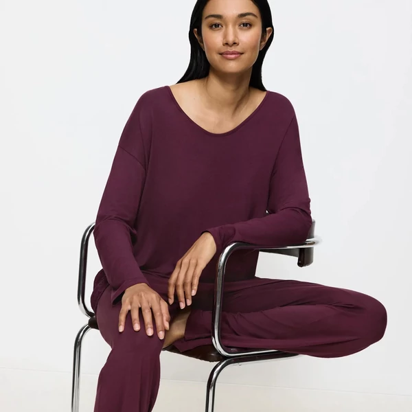Triumph Timeless Sensuality PK pizsama - Deep Burgundy