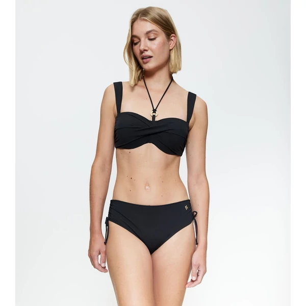 Triumph Summer Twist Midi bikinialsó - Fekete