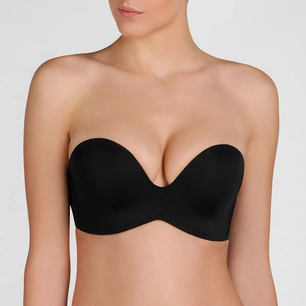 Wonderbra Ultimate Strapless melltartó - fekete