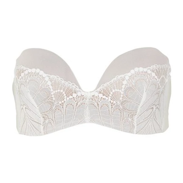 Wonderbra Ultimate Strapless Refined Glamour melltartó - ekrü