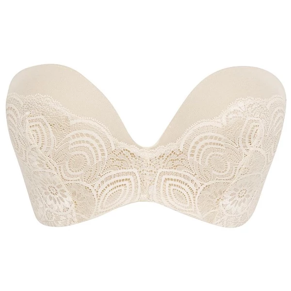 Wonderbra New Refined Glamour Ultimate Strapless melltartó - Creamy Pearl